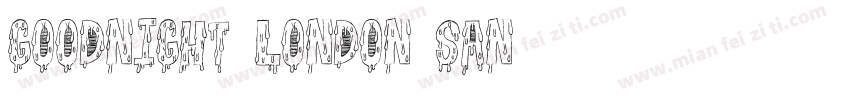 goodnight london san字体转换